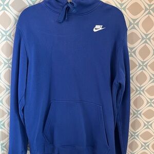Nike Men's Royal Blue Pullover Hoodie